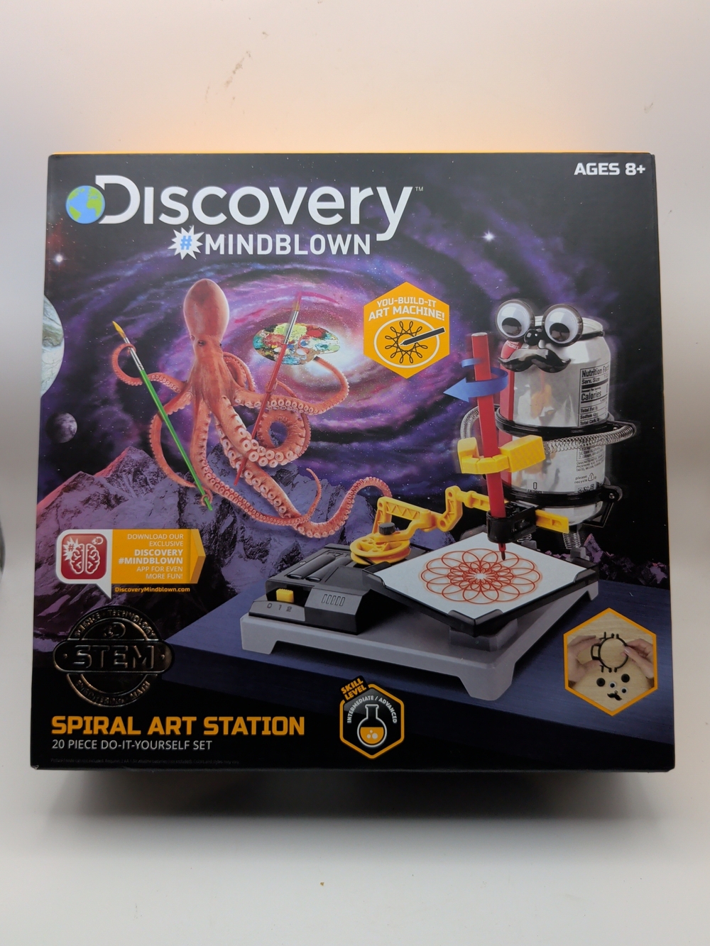 Discovery Mindblown Spiral Art Station DIY Kit Educational STEM Age 8+ (I)